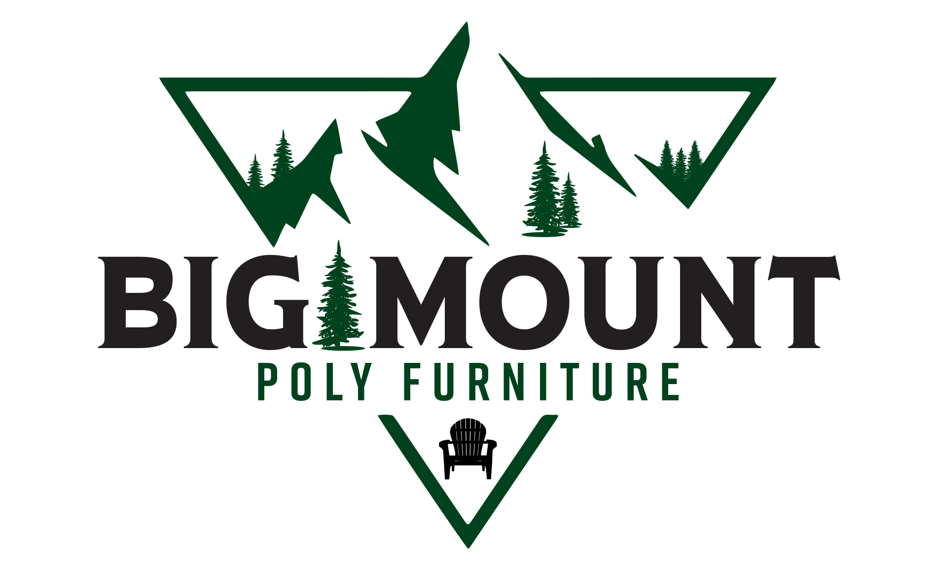 Big mount poly logo